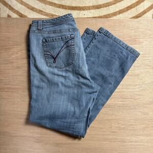 VIGOSS • Y2K LIGHT WASH FLARE JEANS